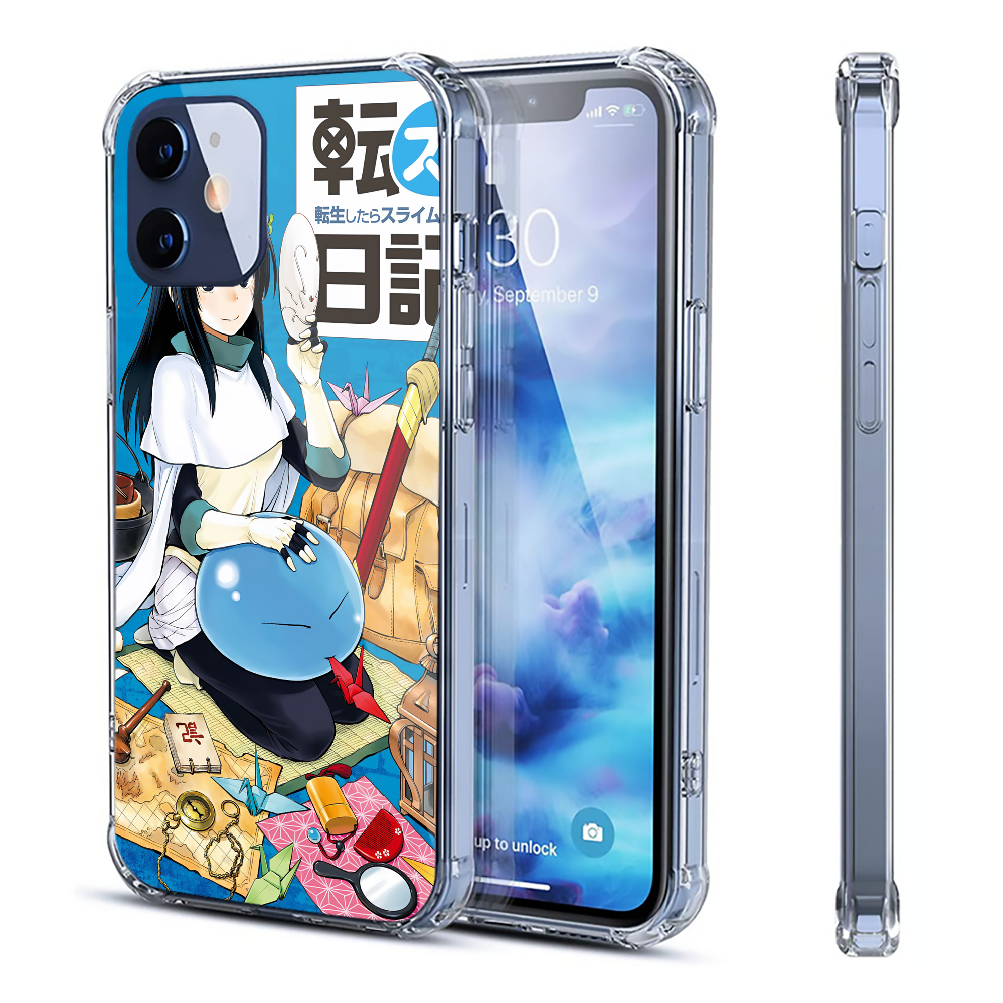 （画像用） 転スラ Regarding Reincarnated to Slime 【iPhone 12シリーズ対応】透明スマホケース（クリアソフトケース）
